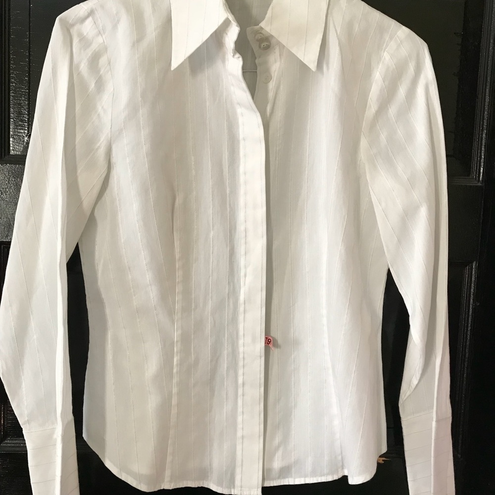 Ellen Tracy perfect white blouse